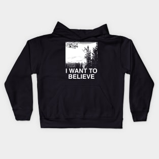 I want To Believe SW Kids Hoodie